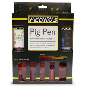 Zestaw do czyszczenia i smarowania łańcucha PEDRO'S Pig Pen