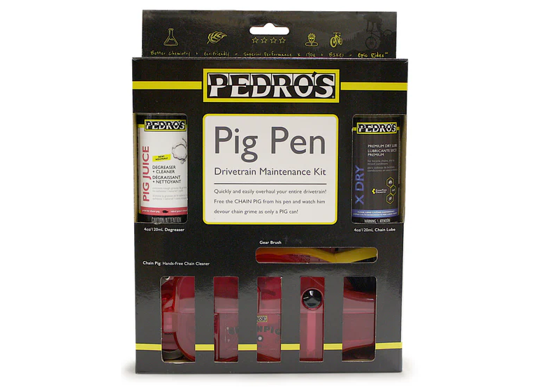 Zestaw do czyszczenia i smarowania łańcucha PEDRO'S Pig Pen