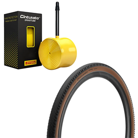 Opona PIRELLI Cinturato Gravel Hard TLR + Dętka PIRELLI Cinturato SmarTube