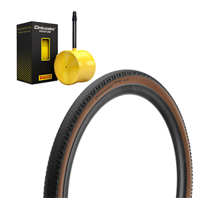 Opona PIRELLI Cinturato Gravel Hard TLR + Dętka PIRELLI Cinturato SmarTube