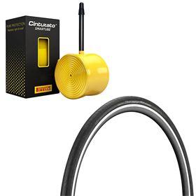 Opona PIRELLI Cinturato Velo TLR + Dętka PIRELLI Cinturato SmarTube