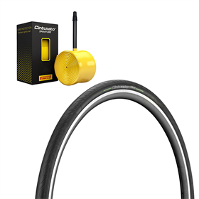 Opona PIRELLI Cinturato Velo TLR + Dętka PIRELLI Cinturato SmarTube