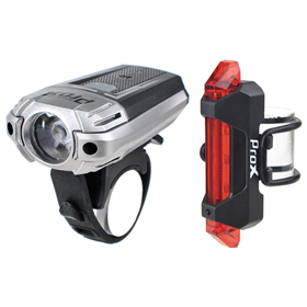 Zestaw lampek rowerowych PROX Ursa Set