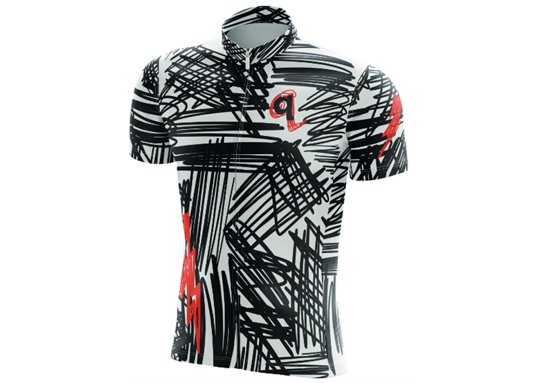 Koszulka kolarska QUEST Watch out