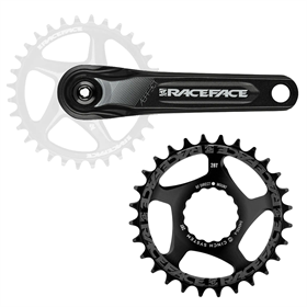 Mechanizm korbowy RACE FACE Aeffect + Zębatka rowerowa RACE FACE CINCH Direct Mount