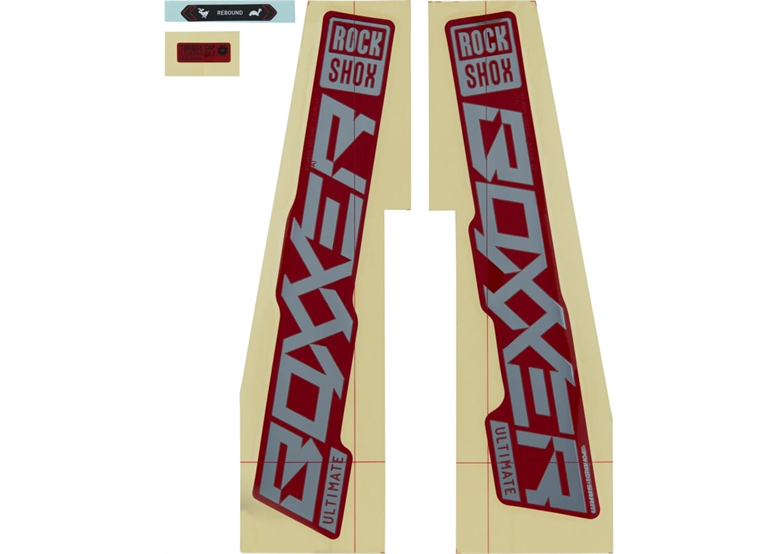 Naklejki na amortyzator ROCK SHOX Boxxer Ultimate 27/29 2021