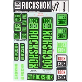 Naklejki na amortyzator ROCK SHOX Pike/Lyrik/Yari/Domain/Revelation
