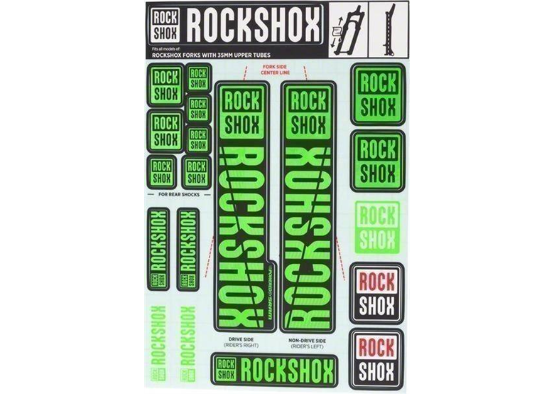 Naklejki na amortyzator ROCK SHOX Pike/Lyrik/Yari/Domain/Revelation