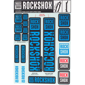 Naklejki na amortyzator ROCK SHOX Pike/Lyrik/Yari/Domain/Revelation