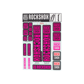 Naklejki na amortyzator ROCK SHOX Pike/Lyrik/Yari/Domain/Revelation