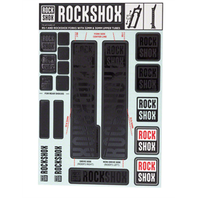 Naklejki na amortyzator ROCK SHOX RS1