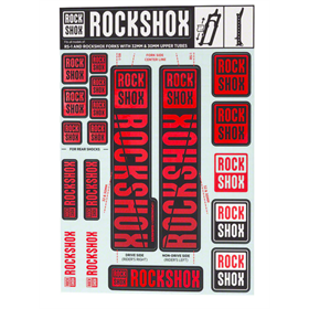Naklejki na amortyzator ROCK SHOX RS1