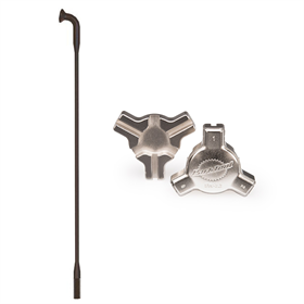 Szprychy SAPIM Laser + Klucz do szprych PARK TOOL SW-7.2