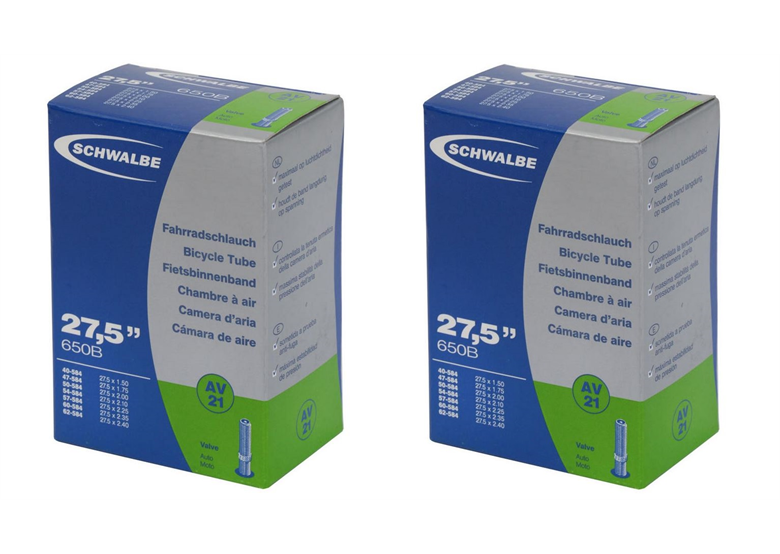2 x dętka SCHWALBE Standard 27,5 cali