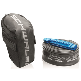 Torba podsiodłowa SCHWALBE Tour + dętka SV15 + 2 łyżki do opon
