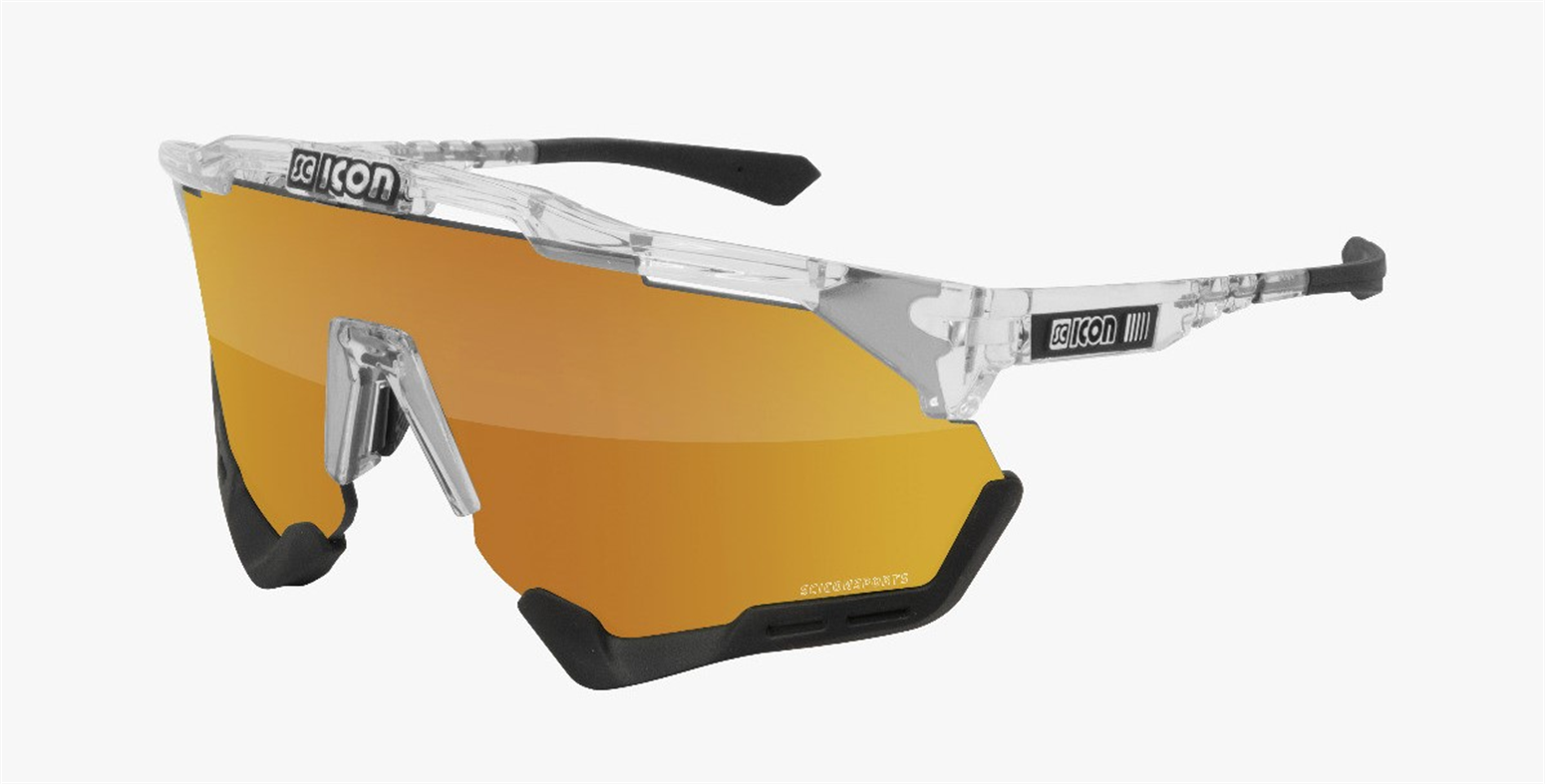 SC ICON AEROSHADE XL シーコン アイウェア Pink Fluo/Blue Aeroshade Sport Sunglasses | Scicon Sports
