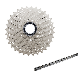 Kaseta SHIMANO 105 CS-R7000 + Łańcuch SHIMANO 105 / SLX CN-HG601