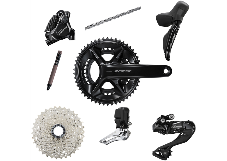 Grupa szosowa SHIMANO 105 Di2 R7100