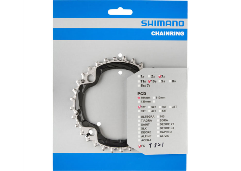 Pédalier SHIMANO 10v FC-T521 48-36-26T noir