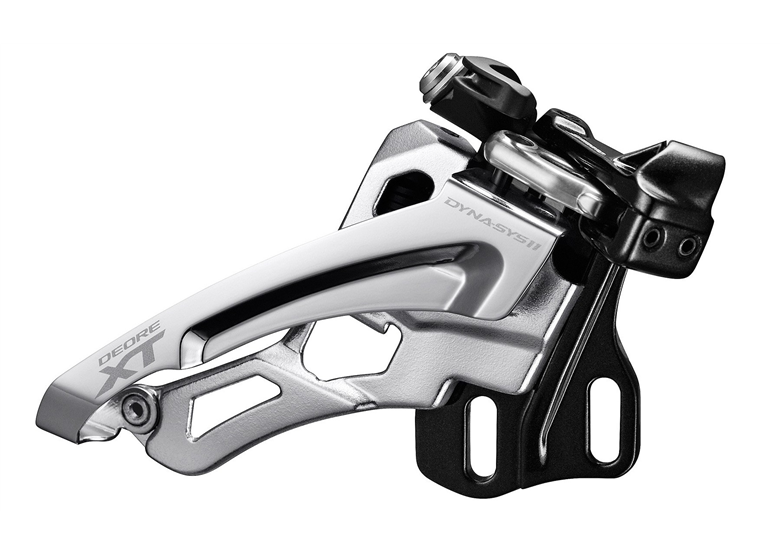 Shimano dérailleur avant Deore XT M8020 2x11 speed clamp high pas cher