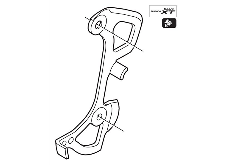 Wózek przerzutki SHIMANO Deore XT RD-M770/771