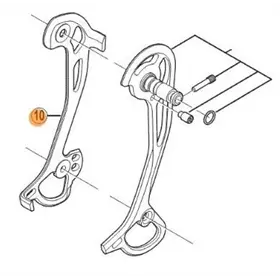 Wózek przerzutki SHIMANO Deore XT RD-M772