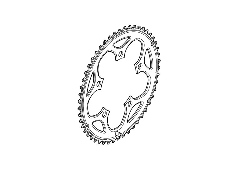 Zębatka rowerowa SHIMANO FC-4550/FC-R600