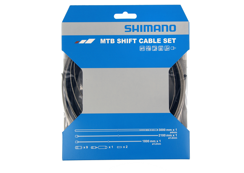 Zestaw linek i pancerzy przerzutkowych SHIMANO MTB