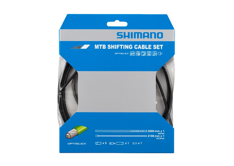 Zestaw linek i pancerzy przerzutkowych SHIMANO MTB Optislik