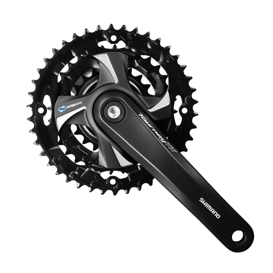 Pédalier Shimano Tourney FC-TX801 – Triple Plateau, 170 Mm, VTT