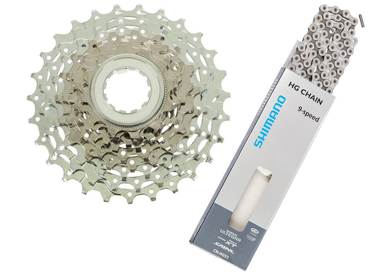 Zestaw kaseta z łańcuchcem SHIMANO Ultegra CS-6500 + CN-HG93