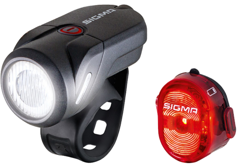 Zestaw lampek rowerowych SIGMA Aura 35 + Nugget II