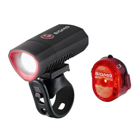 Zestaw lampek rowerowych SIGMA Buster 300 + Nugget II
