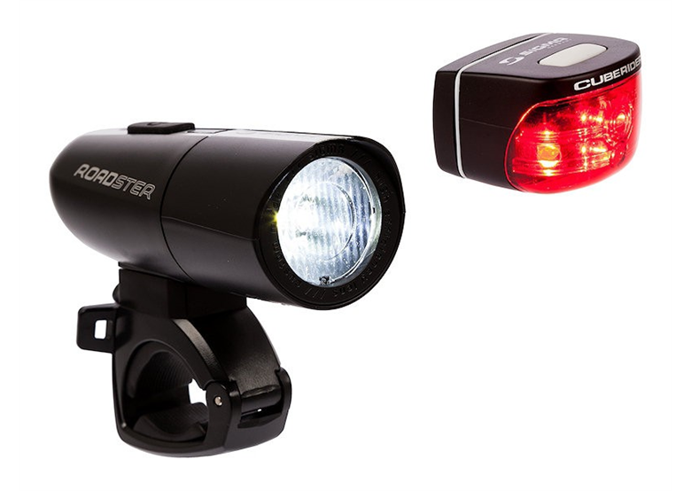 Zestaw lampek rowerowych SIGMA Roadster + Cuberider StVZO