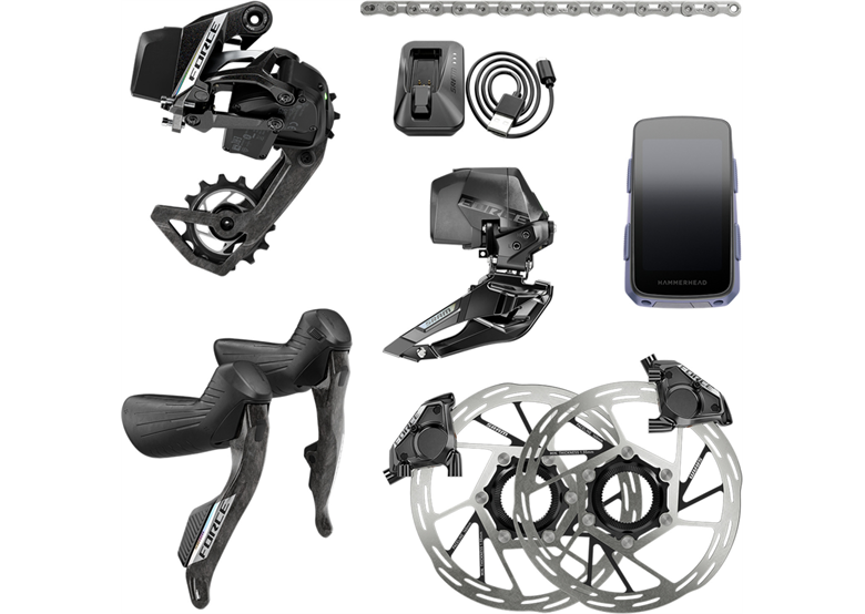 Grupa szosowa SRAM Force AXS 2x E1 + Hammerhead Karoo