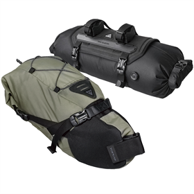 Torba na kierownicę TOPEAK FrontLoader + Torba podsiodłowa TOPEAK BackLoader