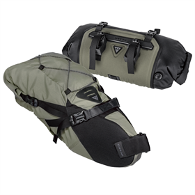 Torba na kierownicę TOPEAK FrontLoader + Torba podsiodłowa TOPEAK BackLoader