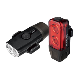 Zestaw lampek rowerowych TOPEAK Powerlux USB Combo