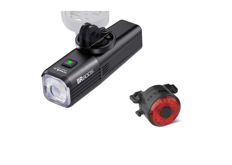 Zestaw lampek rowerowych TOWILD BR800S + TL03