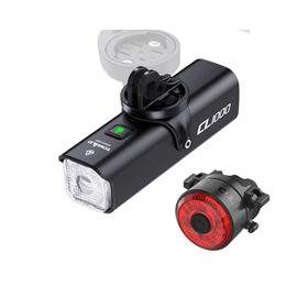 Zestaw lampek rowerowych TOWILD CL1000 + TL03 + Pilot