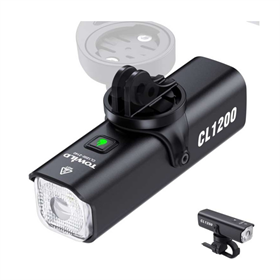 Lampka przednia TOWILD CL1200 + Pilot TOWILD ACL-01