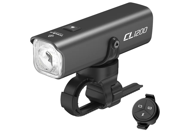 Lampka przednia TOWILD CL1200 + pilot ACL-01