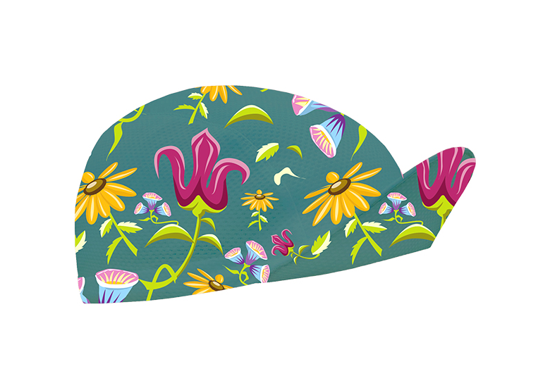 Czapka kolarska z daszkiem TROFEO. Summer Time