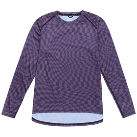 Koszulka rowerowa damska z długim rękawem TROY LEE DESIGNS Lilium Twisted Checkers