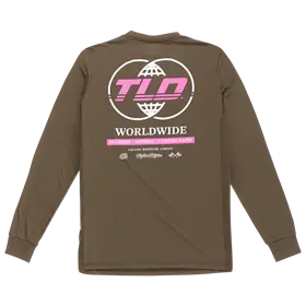 Koszulka rowerowa z długim rękawem TROY LEE DESIGNS Skyline Ride Worldwide