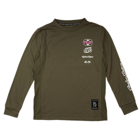 Koszulka rowerowa dziecięca TROY LEE DESIGNS Skyline Ride Worldwide LS