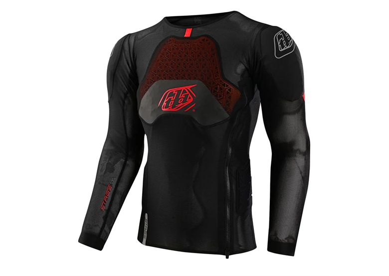 Koszulka z ochraniaczem TROY LEE DESIGNS Stage Ghost D30 LS