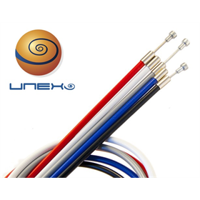 Zestaw linek i pancerzy hamulcowych UNEX MTB