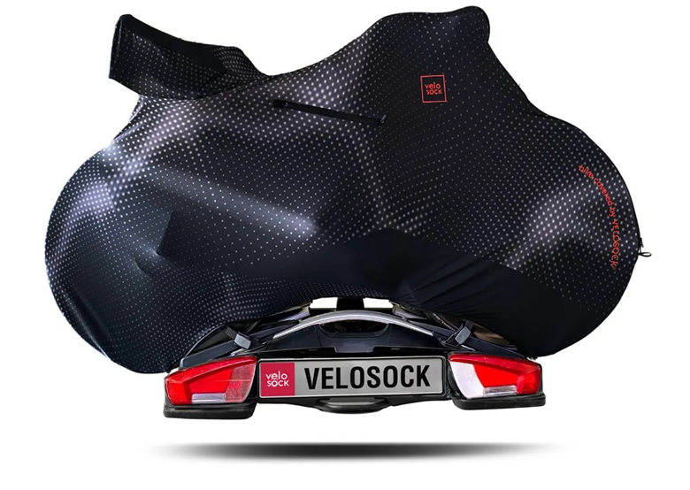 Pokrowiec rowerowy do transportu VELOSOCK Carbon Black Wodoodporny