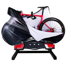 Pokrowiec rowerowy do transportu VELOSOCK Carbon Black Wodoszczelny
